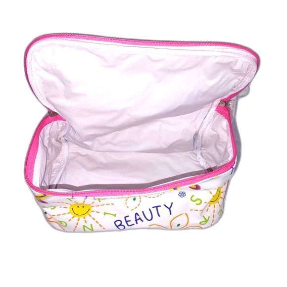 Gabaangs NWT Fun Colorful Cartoon Graphics Makeup Bag, 7.5"X4"X4" - Picture 6 of 6